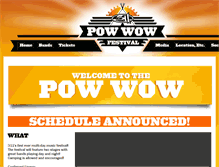 Tablet Screenshot of 311powwowfestival.com